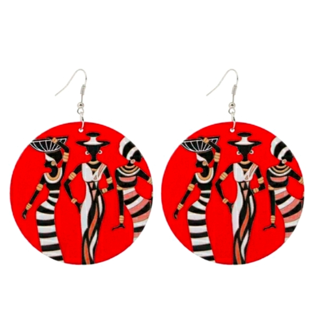 👑Afro-Centric Sophisticated Ladies Earrings👑 - Picture 2 of 3